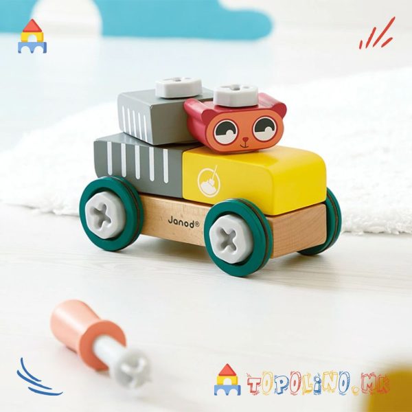 Автомобил Маче Направи Сам BricoKids - Janod
