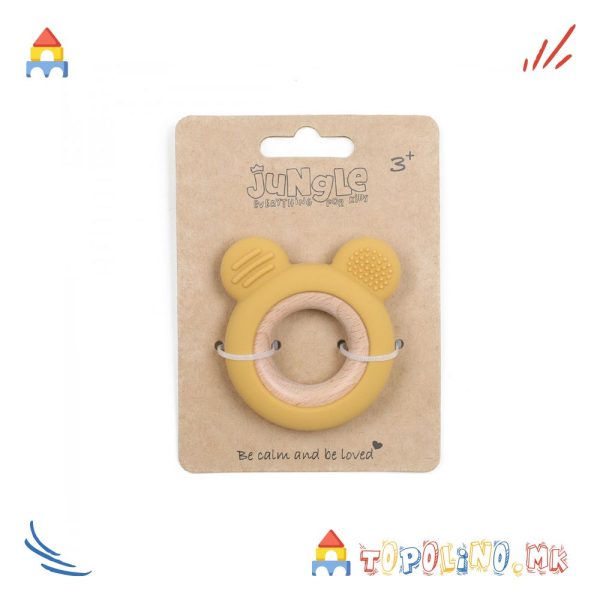 Глодалка Силикон Мече Жолта 3м+ - Jungle
