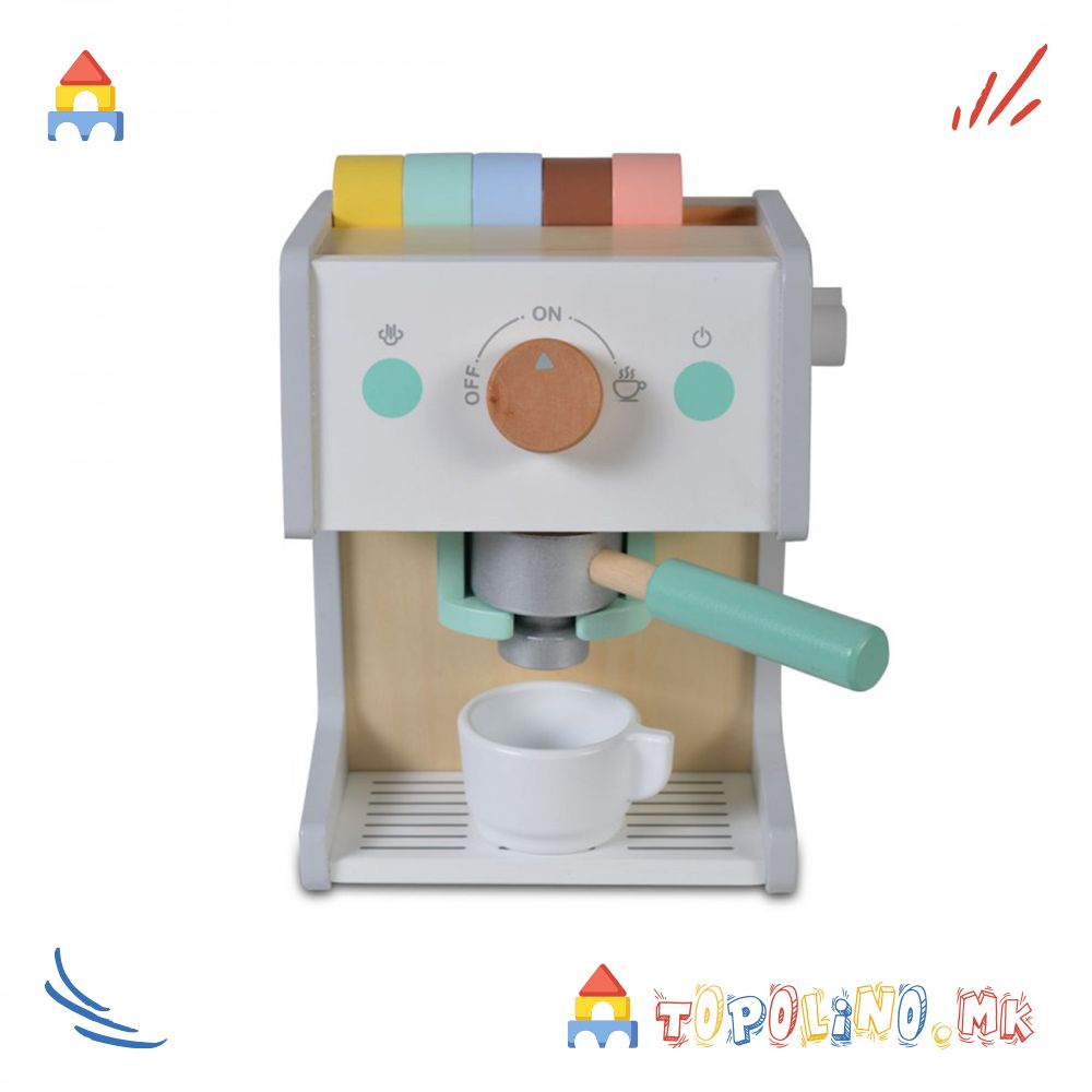Дрвена Играчка Кафемат - Moni Toys Голем Попуст