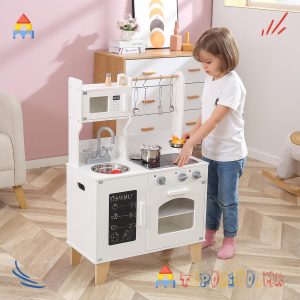 Дрвена Играчка Кујна Little Chef Classic White - PolarB