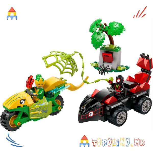 Spin and Electro Dinosaur Vehicle Chase - Голем Попуст