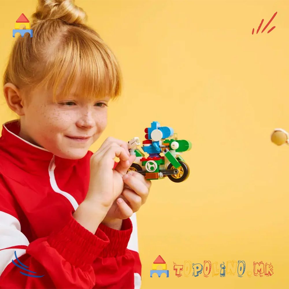 Mario Kart™ - Yoshi Bike - Lego - Голем Попуст (само online)