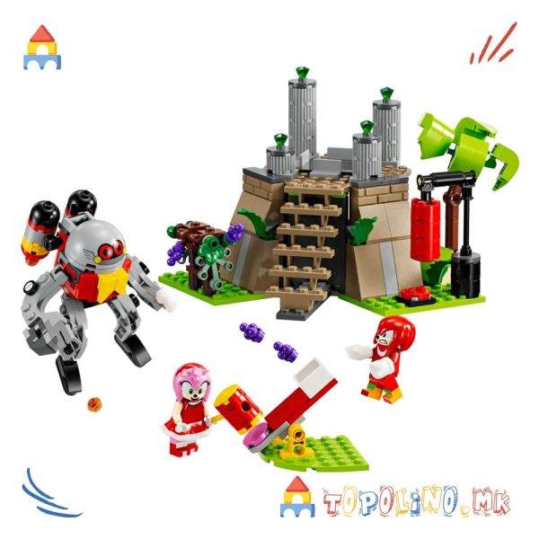 Knuckles and the Master Emerald Shrine - Lego - Голем Попуст (само online)