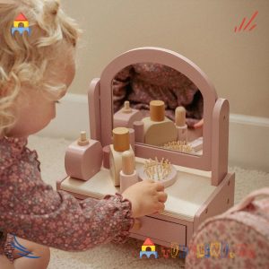 Дрвена Играчка Маса за Шминкање - Little Dutch