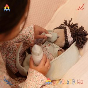 Плишана Играчка Кукла во Кошница Evi - Little Dutch