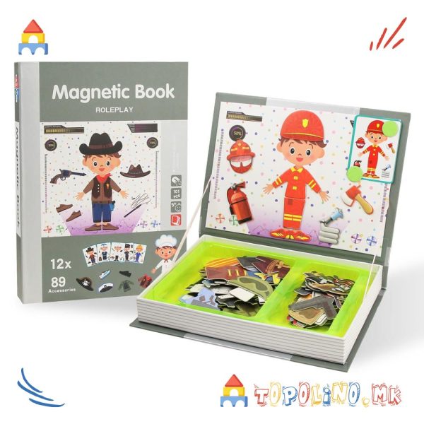 Магнетна книга Костими за момчиња