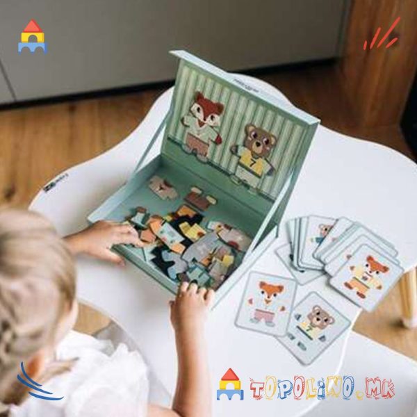Магнетна Книга Облечи ги Животните - Free 2 Play
