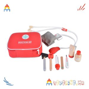 Дрвена Играчка Медицински Сет - Moni Toys