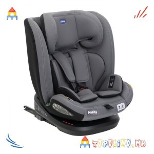 Седиште за Автомобил Mokita Grey Black 76-150cm - Chicco