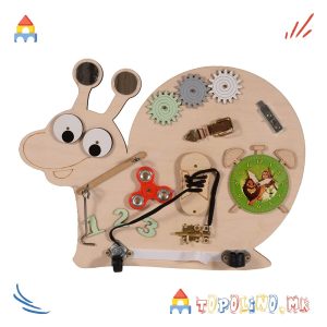 Дрвена Играчка Полжав Montessori - Moni Toys - Голем Попуст