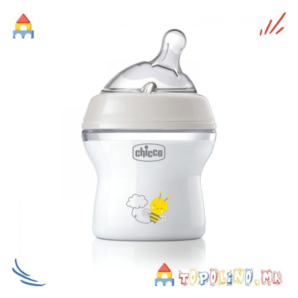 Шише Пластично Natural Feeling 150мл - Chicco