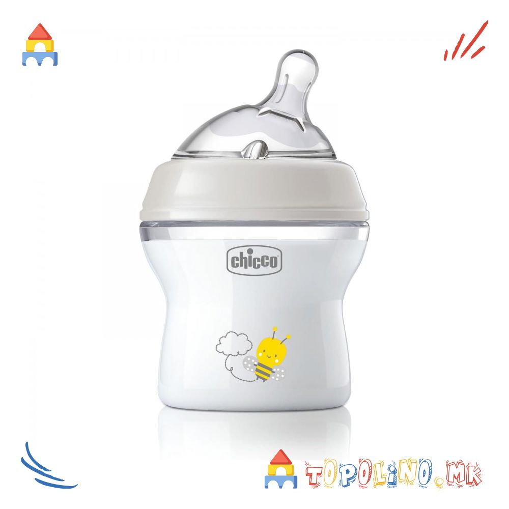 Шише Пластично Natural Feeling 150мл - Chicco