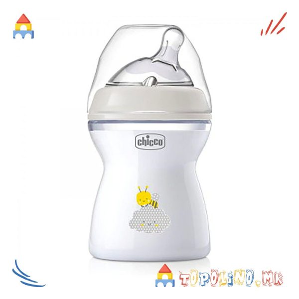 Шише Пластично Natural Feeling 250мл - Chicco