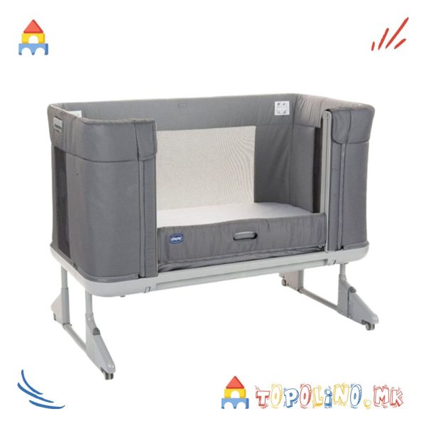 Креветче Next2 Me Forever Cosleeping Cot Moon Gray - Chicco