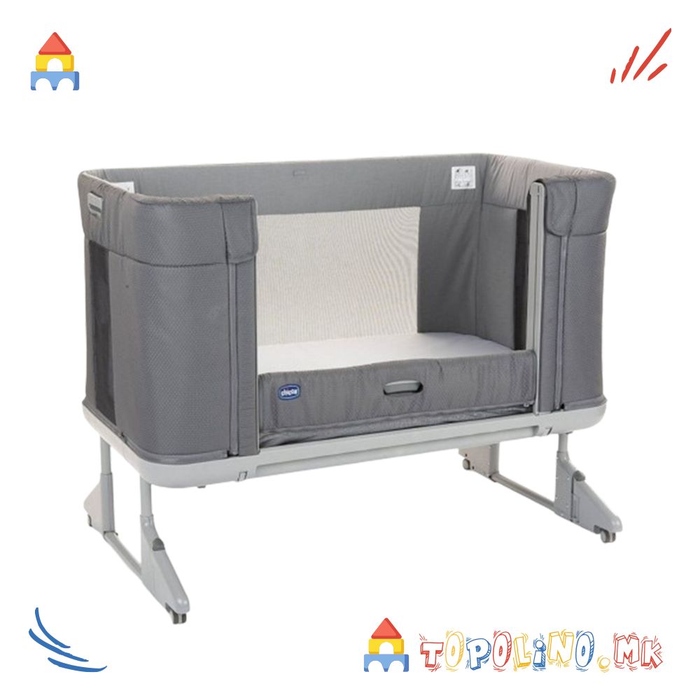 Креветче Next2 Me Forever Cosleeping Cot Moon Gray - Chicco