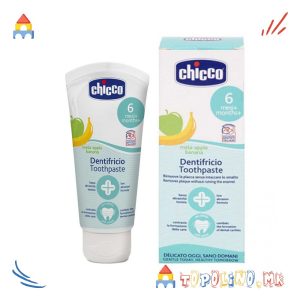 Паста за Заби Јаболко Банана Без Флуор 50мл 6М+ - Chicco