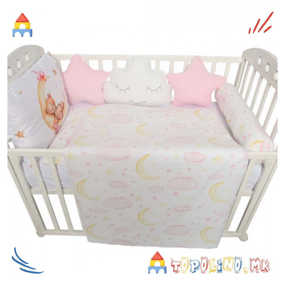 Постелнина Сонувалка Розева - Baby Textil