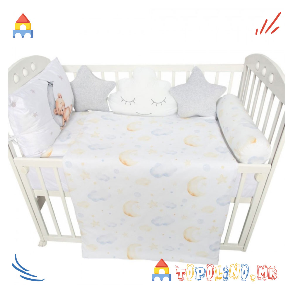 Постелнина Сонувалка Сива - Baby Textil