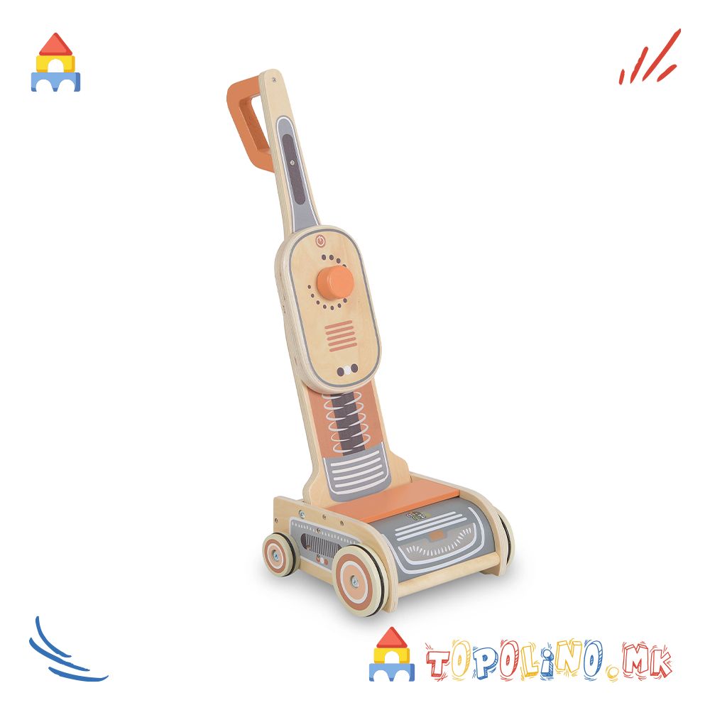 Дрвена Правосмукалка Cleaner - Moni Toys