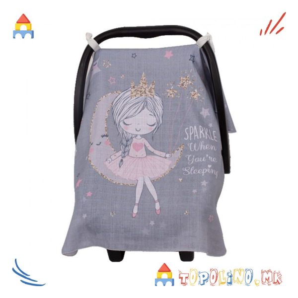 Прекривка за Седиште за Автомобил Muslin New Princess - Sevi Bebe