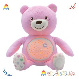 Прожектор музички мече розе - Chicco
