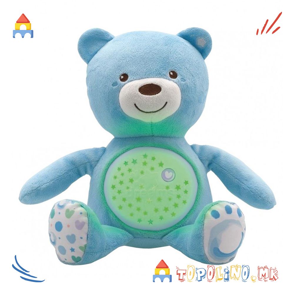 Прожектор музички мече сино - Chicco