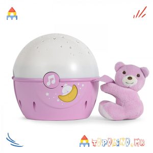 Прожектор Музички Next 2 Stars Pink 0м+ - Chicco