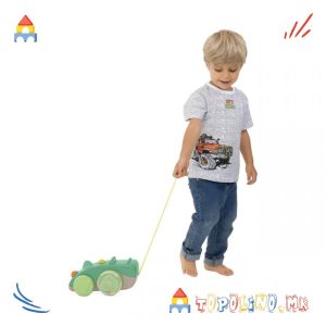 Крокодил Eco+ Pull Along - Chicco-Голем Попуст