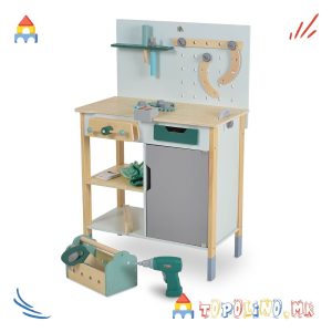 Дрвена Работилница со Алат - Moni Toys