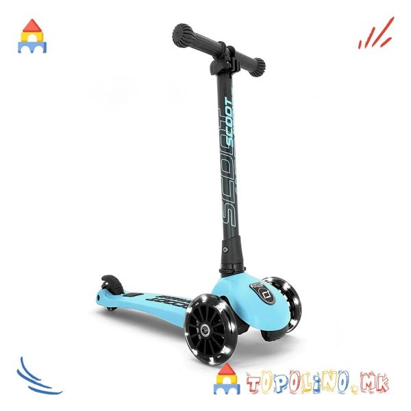 Тротинет Highwaykick 3 Led Blueberry - Scoot & Ride