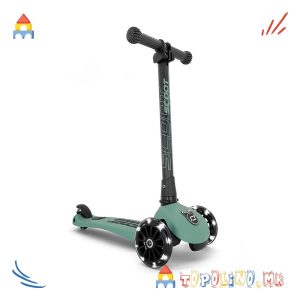 Тротинет Highwaykick 3 Led Forest - Scoot & Ride