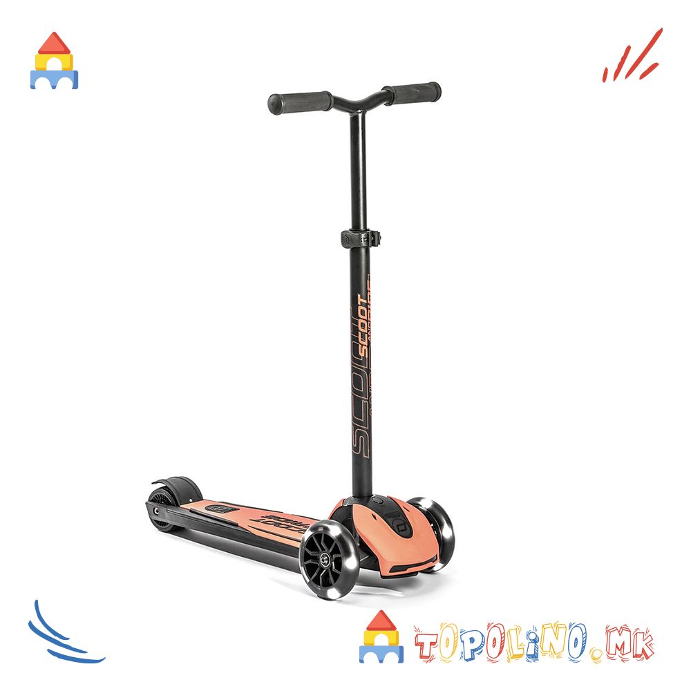 Тротинет Highwaykick 5 Led Peach - Scoot & Ride