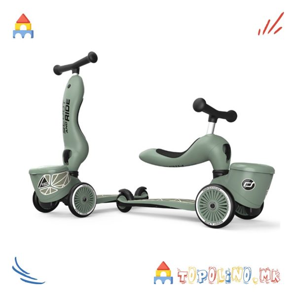 Тротинет Highwaykick 1 Lifestyle Green - Scoot & Ride Голем Есенски Попуст