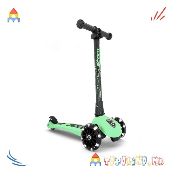 Тротинет Highwaykick 3 Led Kiwi - Scoot & Ride