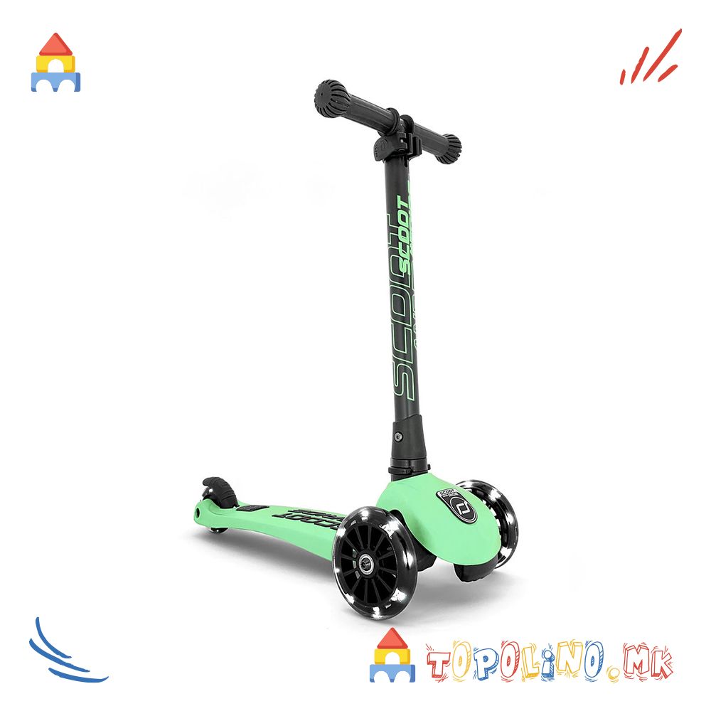 Тротинет Highwaykick 3 Led Kiwi - Scoot & Ride