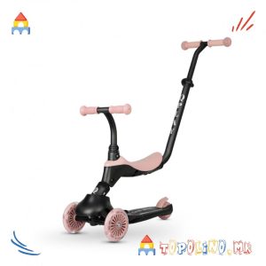 Тротинет Sema Evo 5 во 1 Pink - QPlay Голем Есенски Попуст