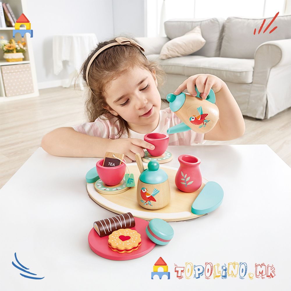 Дрвена Играчка Сет за Чај - Hape
