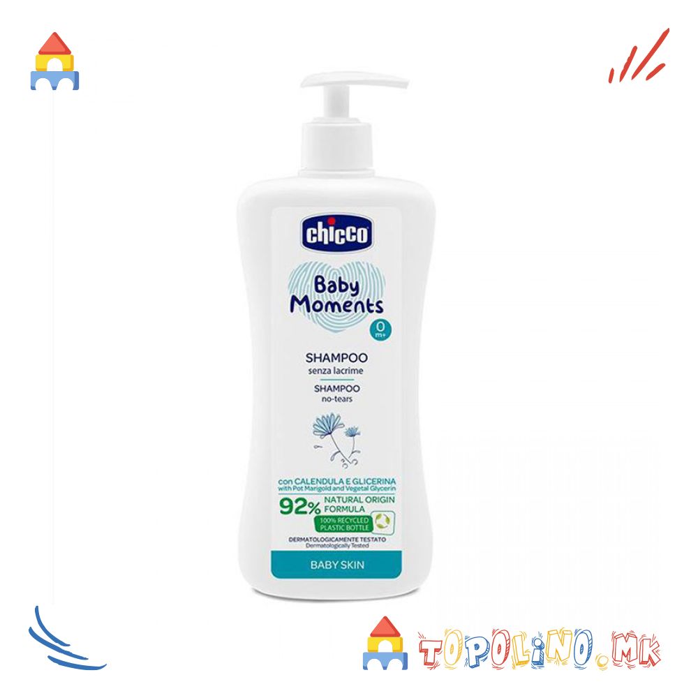Шампон 500мл Baby Moments - Chicco