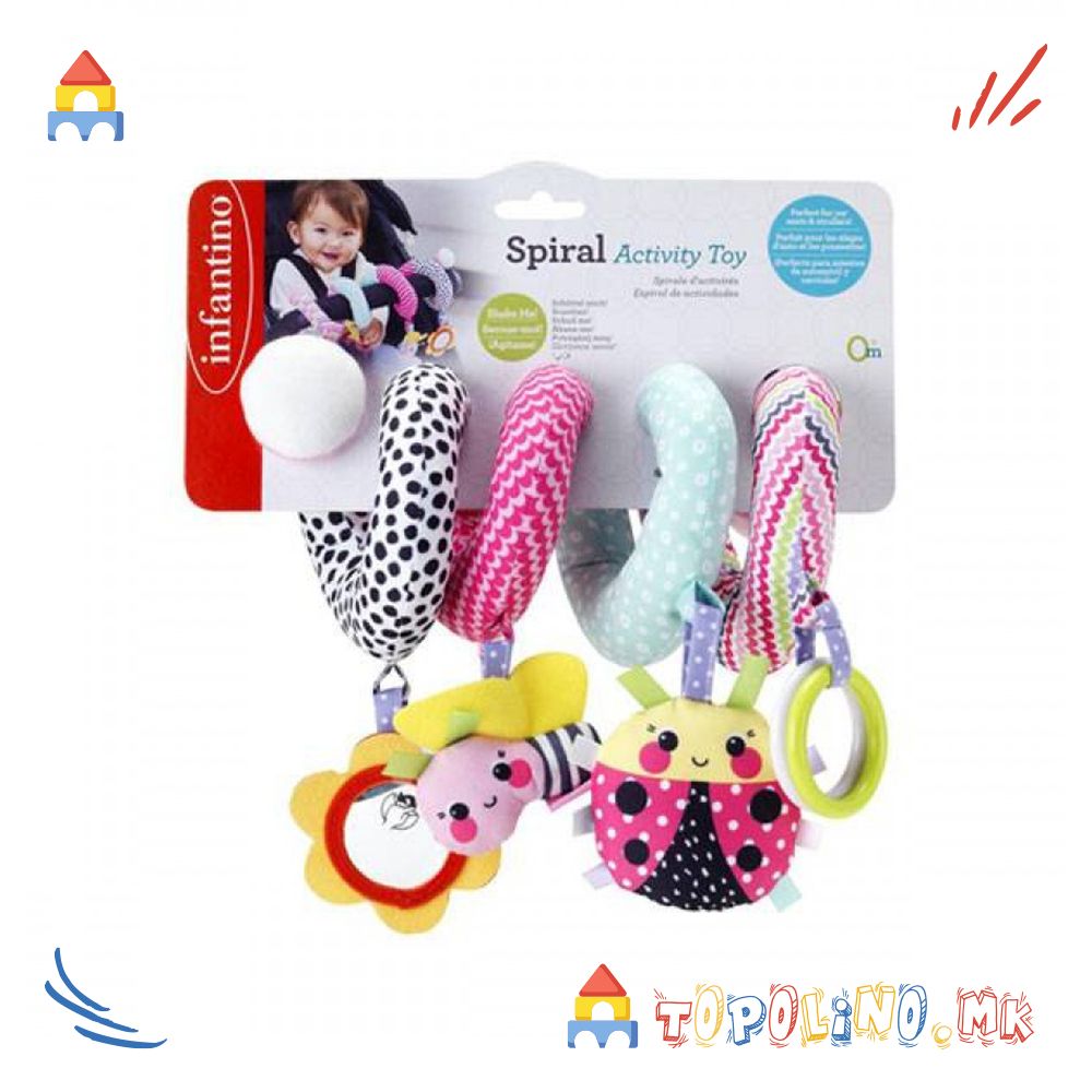 Играчка за Количка Spiral Pink - Infantino