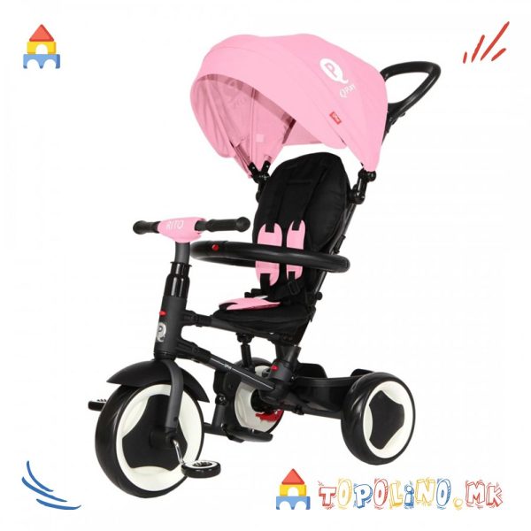 Трицикл Rito S380 Pink - QPlay Голем Есенски Попуст