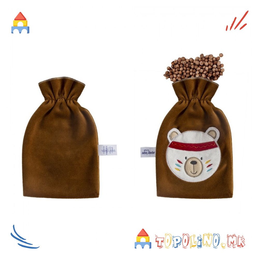 Термофор Антиколик Cherry Stones Brown - Sevi Bebe