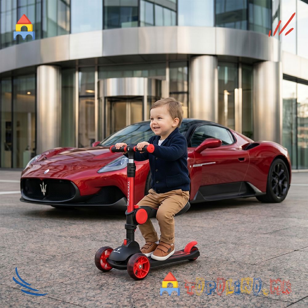 Тротинет Maserati Black - Byox Голем Есенски Попуст