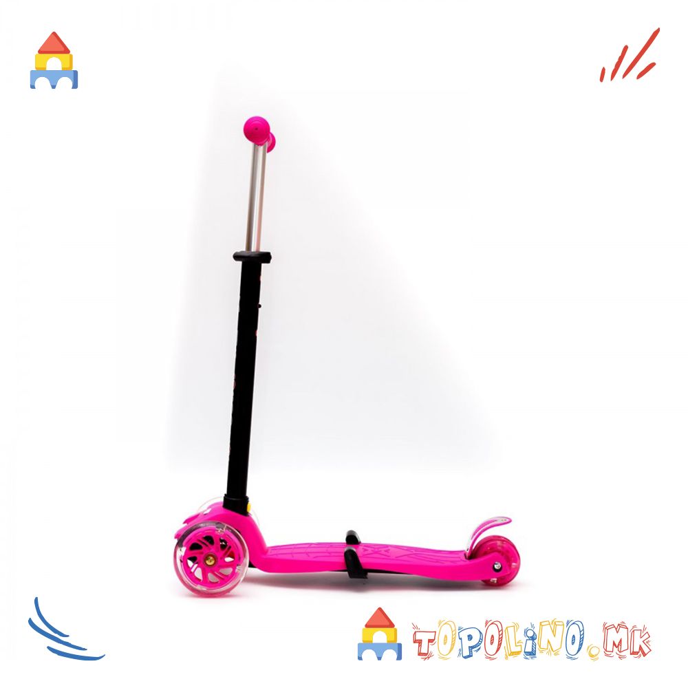 Тротинет Maxi 4 Во 1 Pink - Master Голем Есенски Попуст