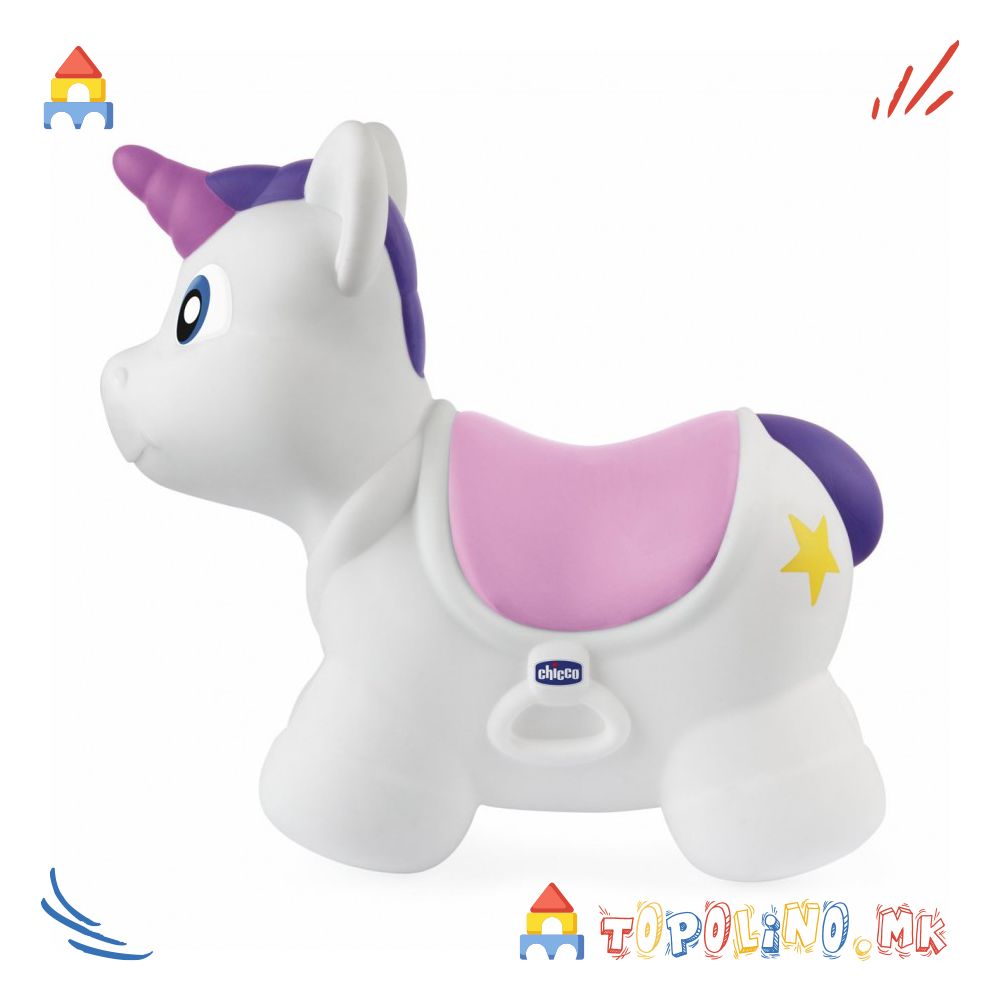 Гумена Играчка на Надувување Unicorn Bouncer - Chicco