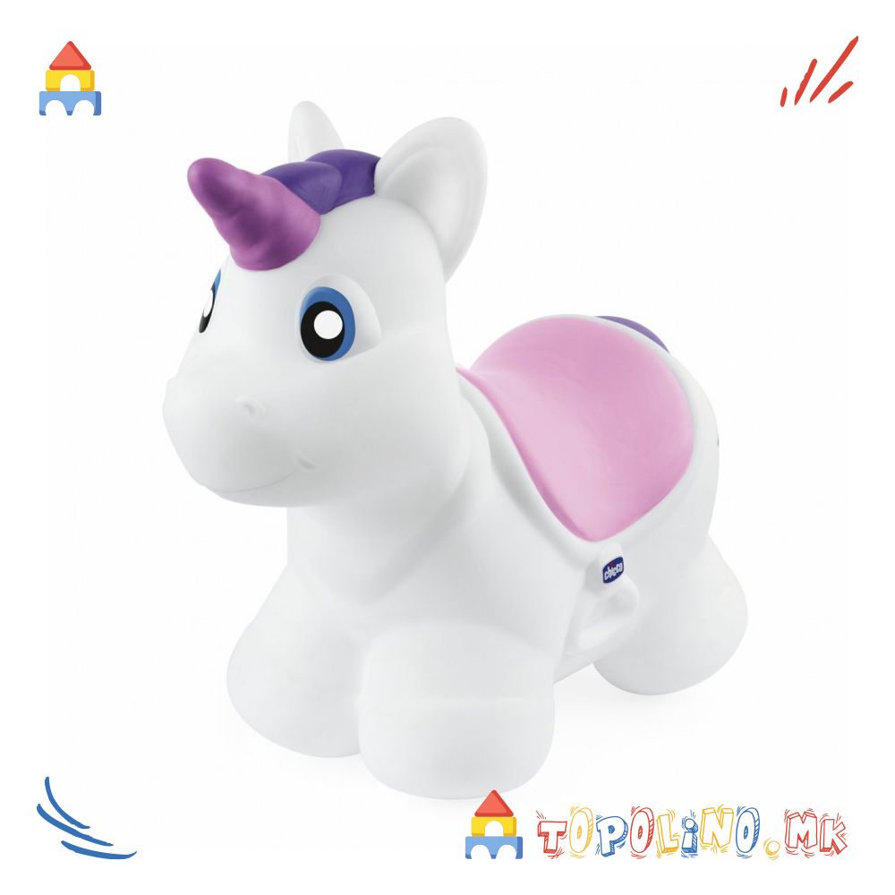 Гумена Играчка на Надувување Unicorn Bouncer - Chicco