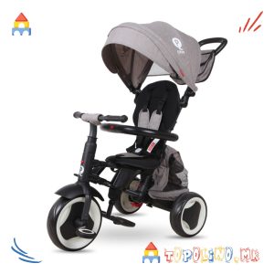 Трицикл Rito Plus S380-8 Cool Grey Link Brake - QPlay Голем Есенски Попуст