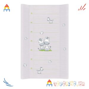 Подлога за Преповивање Зебра Сива 50 х 80cm - Ceba Baby